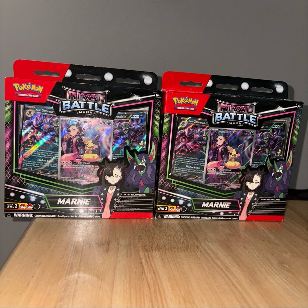 Pokémon Marnie’s Rival Battle Deck x 2
